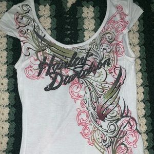 Woman’s Harley Davidson Semi Short Sleeve Top